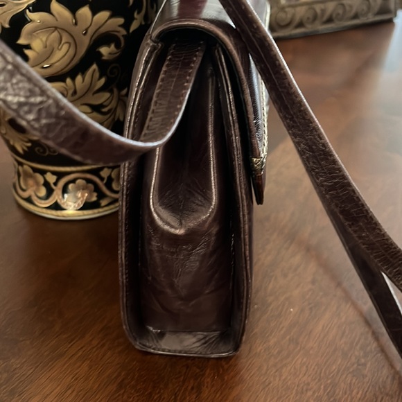 Like new brown purse. Leather upper. Manmade inner. Made in Spain. Margaret J. - Picture 3 of 7